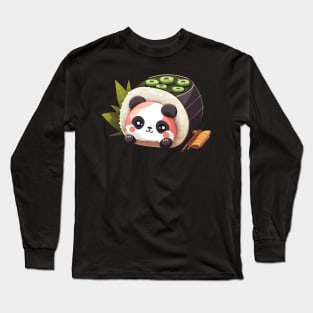 Panda Sushi Long Sleeve T-Shirt